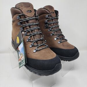 Garsport Waterproof Boots Shoes Mens Size 11 Brown Vibram Hiking Outdoor Trail